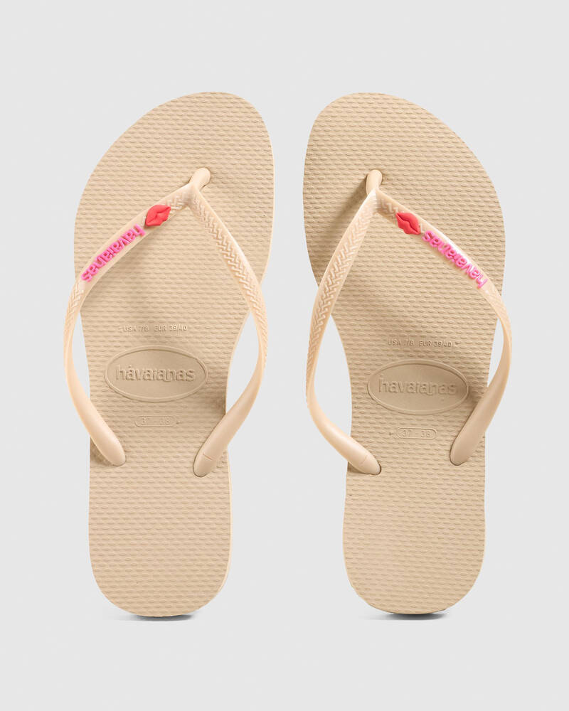 Havaianas Slim Kiss Thongs for Womens