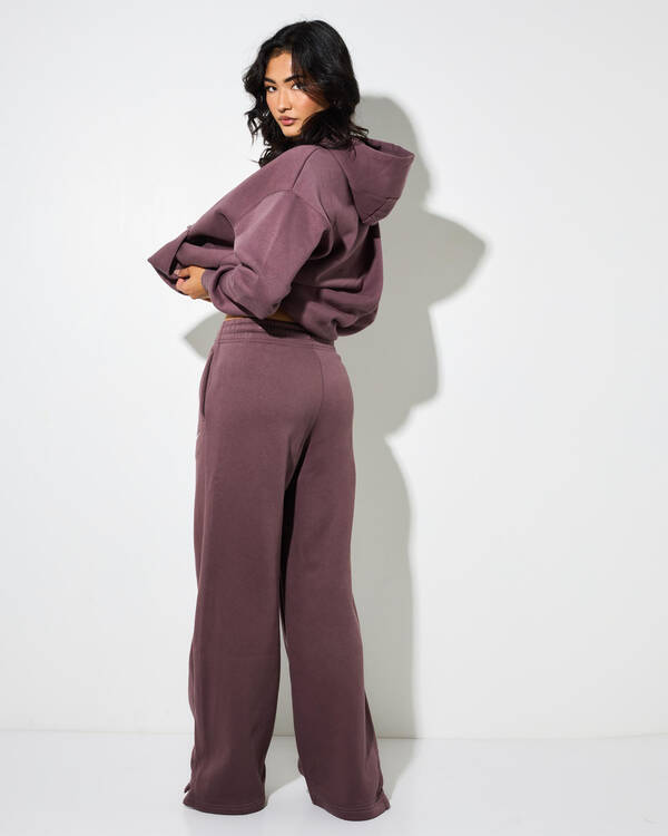 Nike Phoenix High Waisted Wide Leg Track Pants for Womens