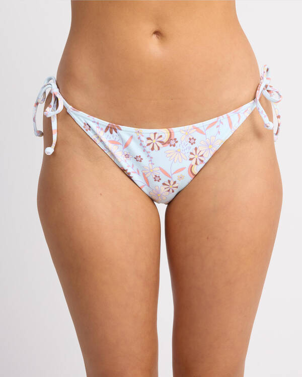 Roxy Vintage Isle Tie Side Bikini Bottom for Womens