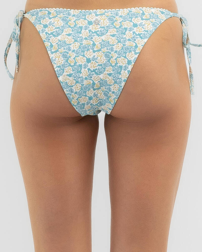 Rhythm Sunburst Floral Slide Triangle Bikini Top for Womens