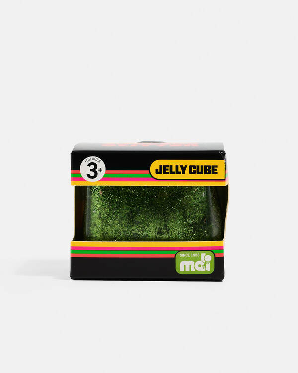 Glitter Jelly Cube Squishy Fidget Toy