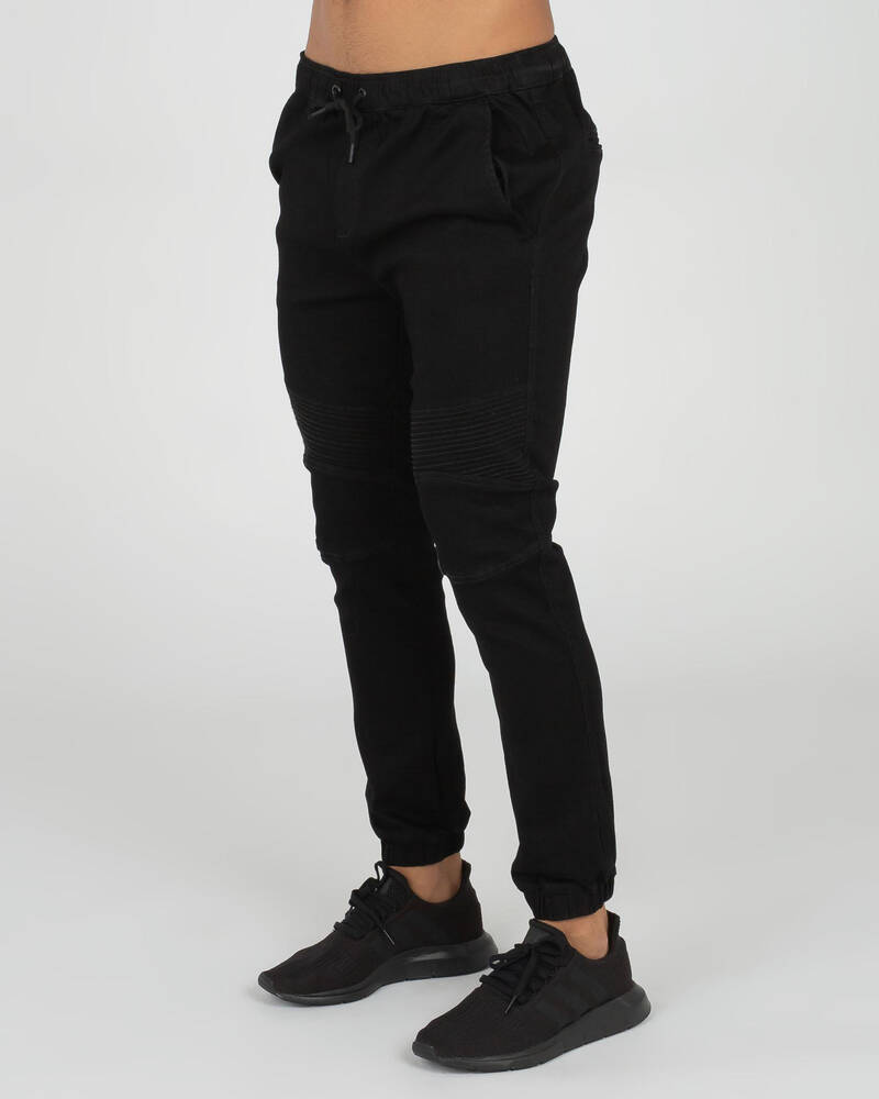 Lucid Commando Denim Jogger Pants for Mens