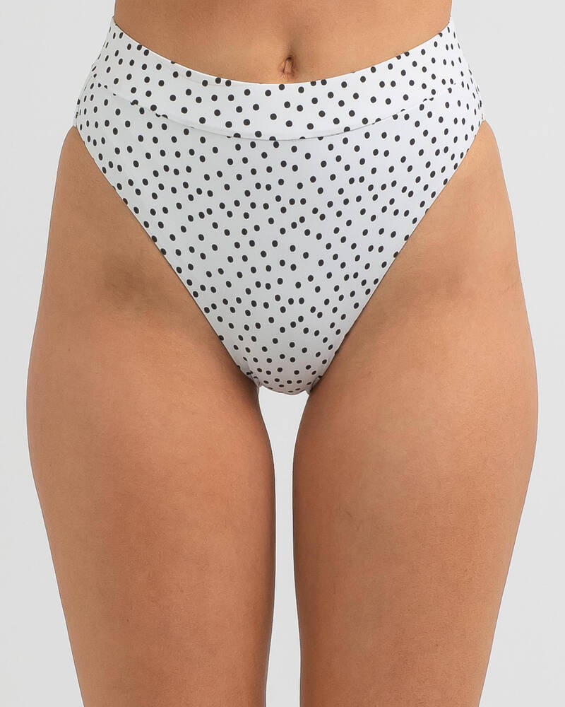 Kaiami Stacy High Waisted Bikini Bottom for Womens