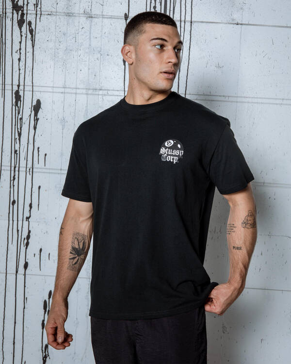 Stussy 8 Ball Corp T-Shirt for Mens
