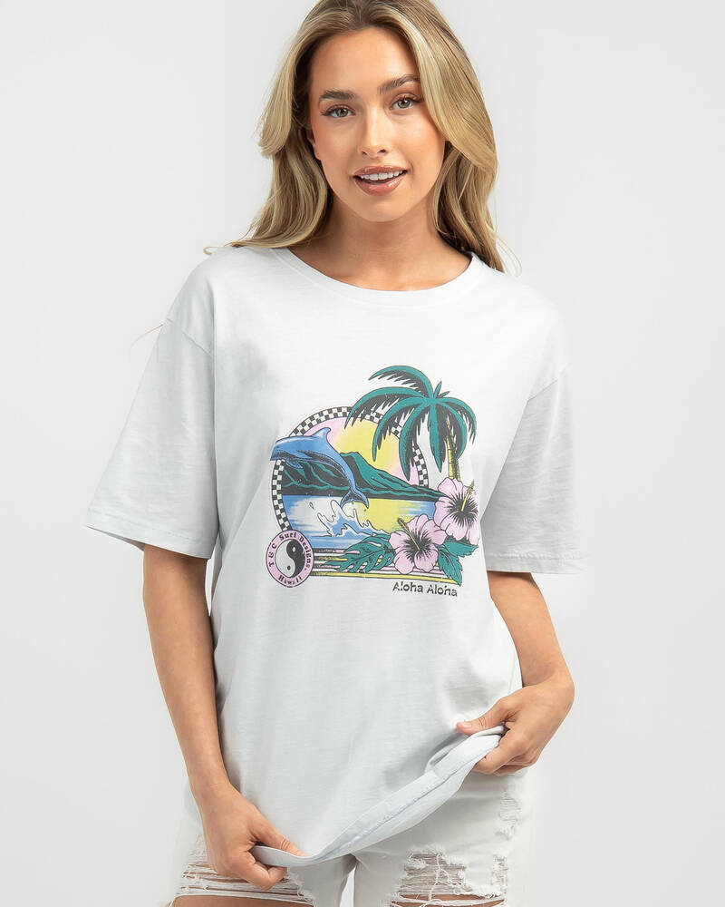 Town & Country Surf Designs Aloha Holiday T-Shirt for Womens