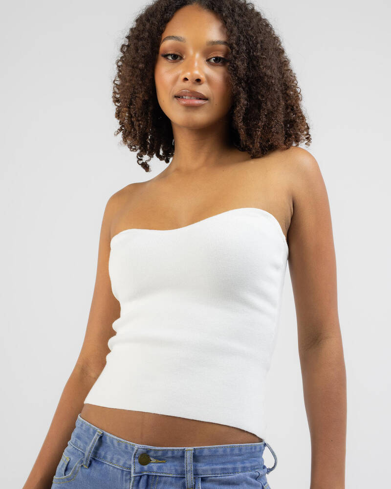 Mooloola Autumn Knit Tube Top for Womens