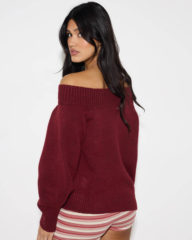 Ava And Ever Megi Off Shoulder Knit Jumper for Womens