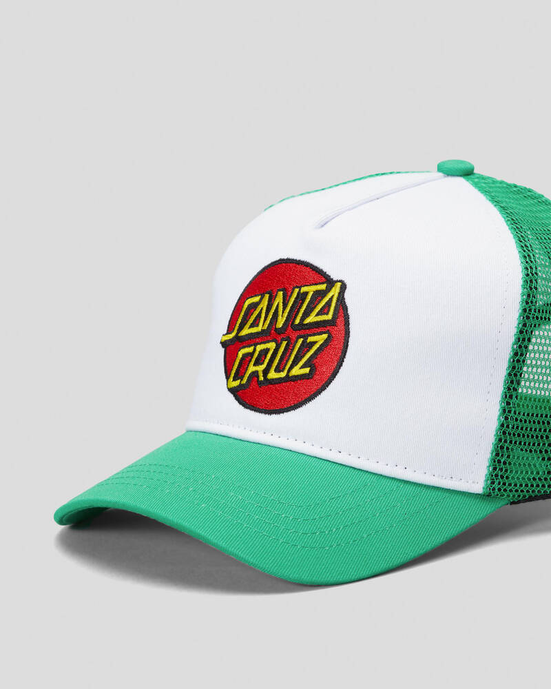 Santa Cruz Classic Dot Trucker Cap for Mens