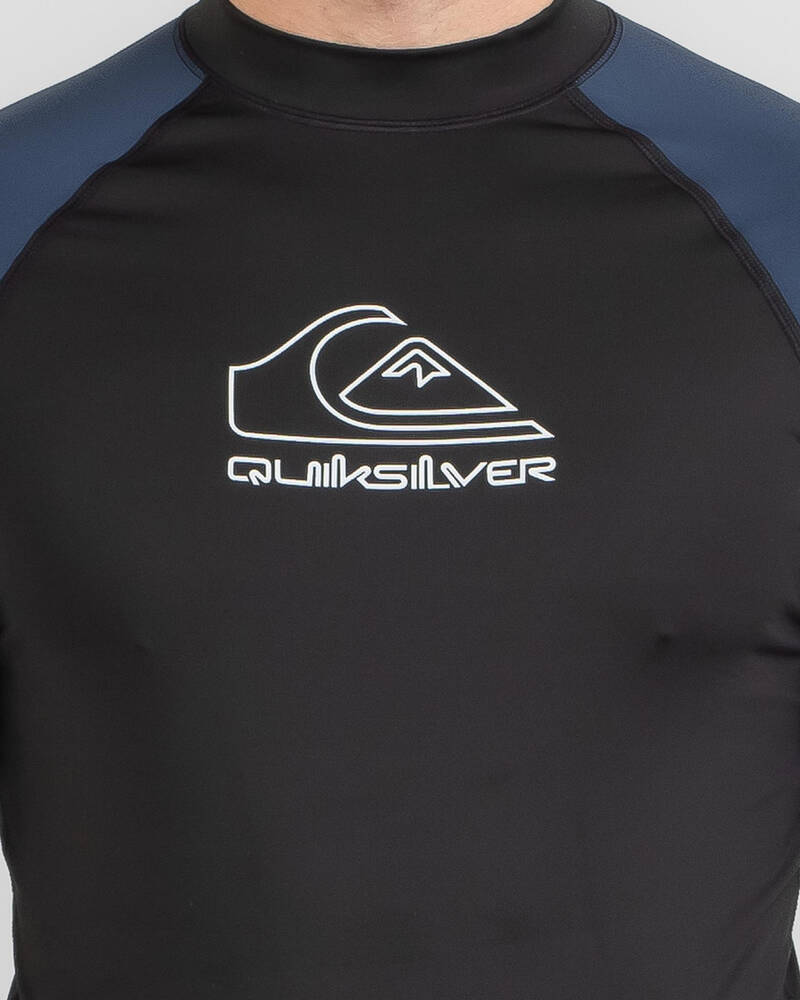 Quiksilver On Tour Long Sleeve Rash Vest for Mens