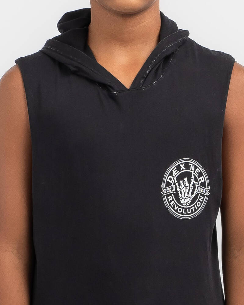 Dexter Boys' Metal Hooded Muscle Tank for Mens