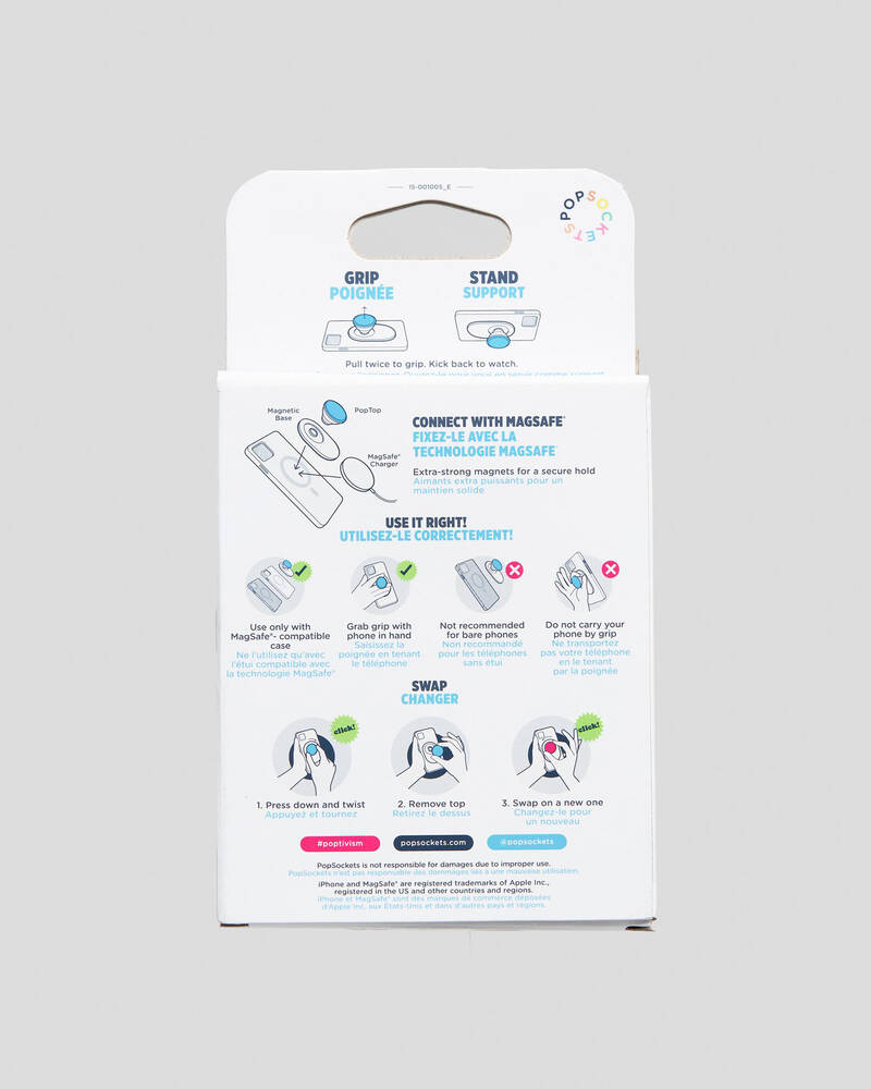 PopSockets Clear PopGrip Magsafe for Mens