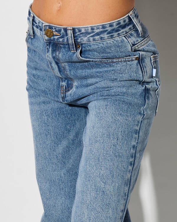 DESU Rocker Straight Leg Jeans for Womens