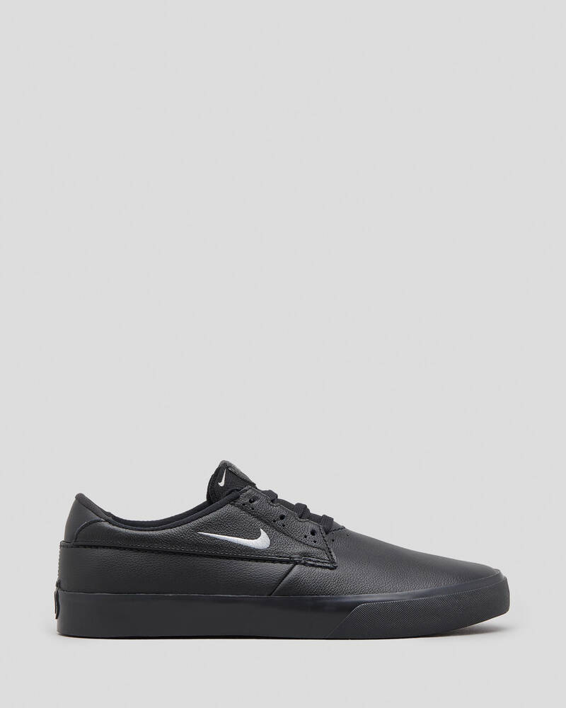 Shop Nike Womens SB Shane Premium Shoes In Black/silver/black - Fast ...
