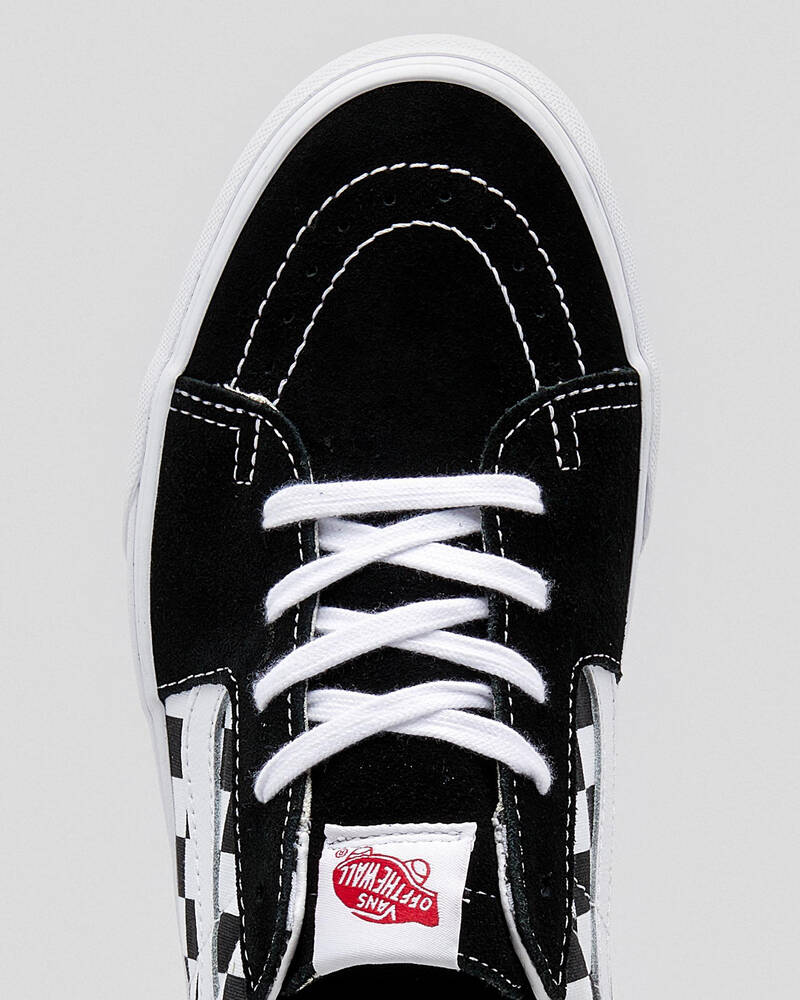 Vans Sk8-Low Shoes In Black/checkerboard - Fast Shipping & Easy Returns ...