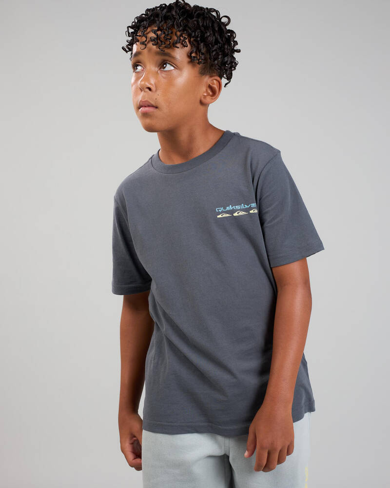 Quiksilver Boys' Stacked Line Up T-Shirts for Mens