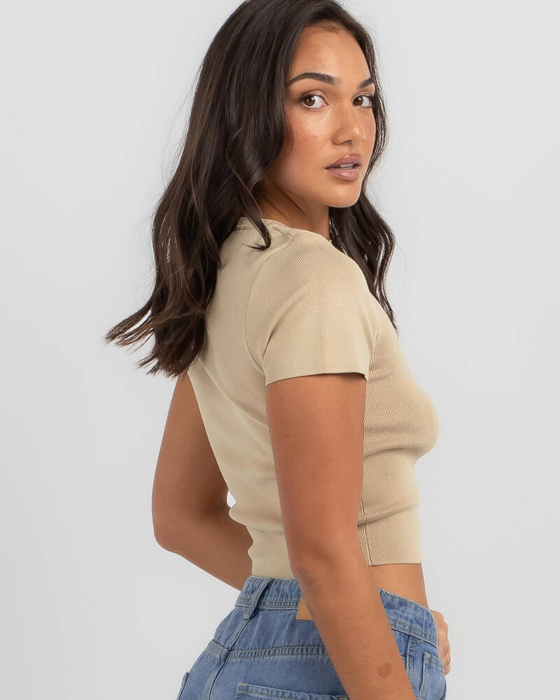 Ava And Ever Basic Knit Tee for Womens