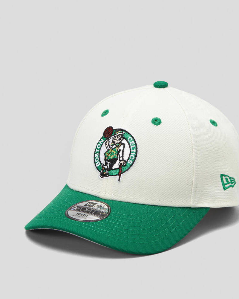 New Era Boys' Boston Celtics 9Forty Chrome Cap for Mens