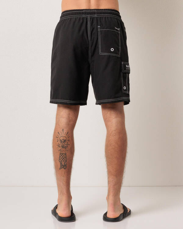 Salty Life Diameter Elastic Waist Shorts for Mens