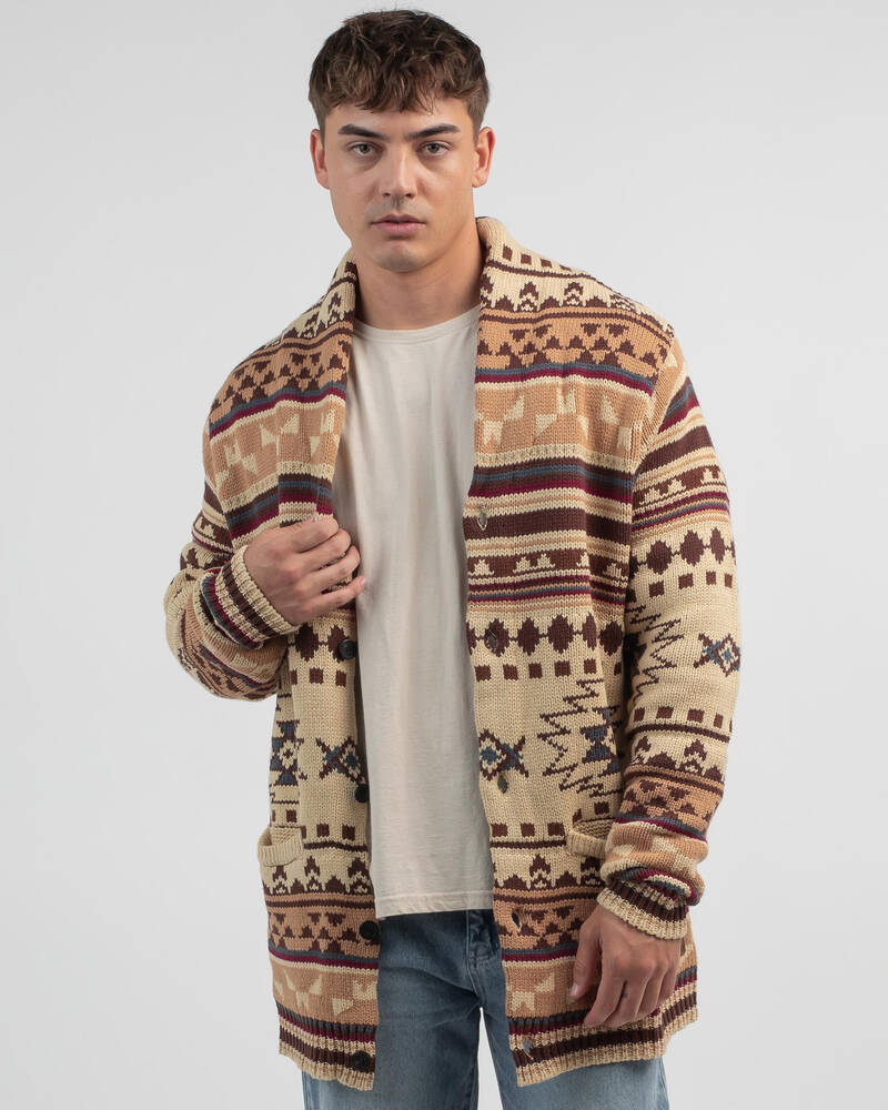 Lucid Sun Down Knit Cardigan for Mens