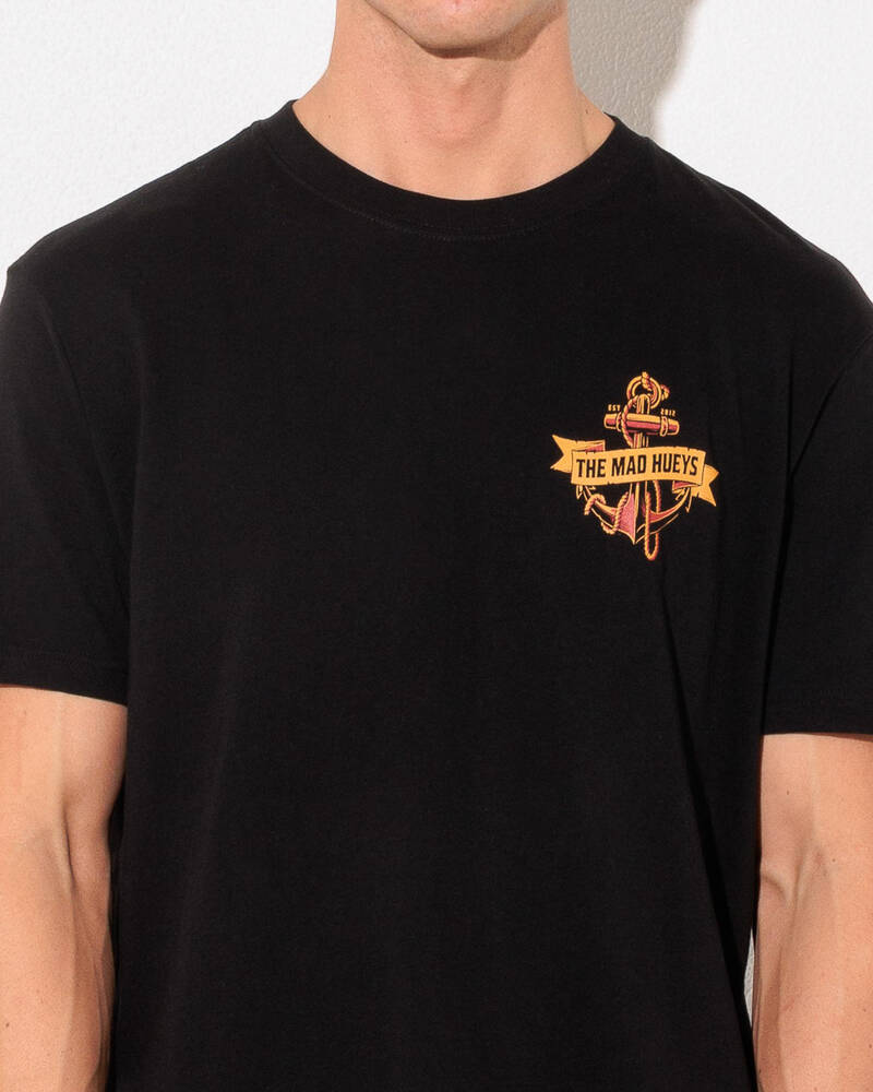 The Mad Hueys Flame Anchor T-Shirt for Mens