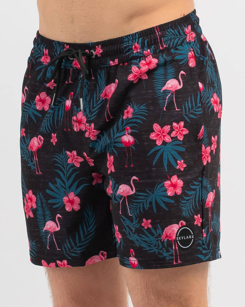 Skylark Bloomed Mully Shorts for Mens