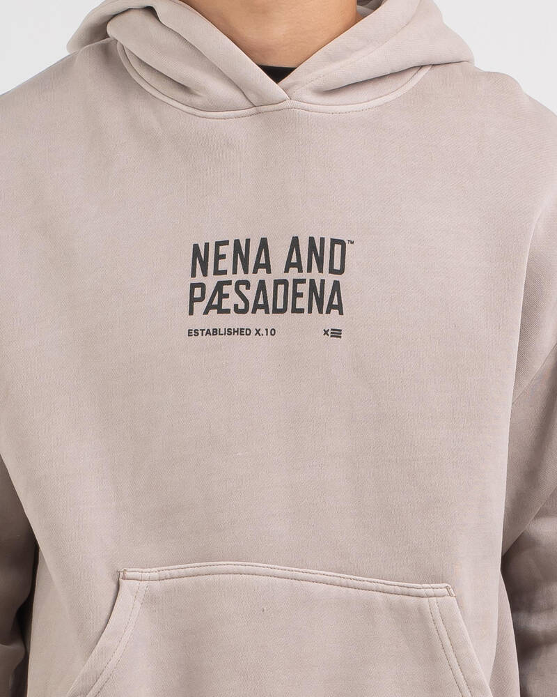 Nena & Pasadena Untamable Relaxed Hoodie for Mens