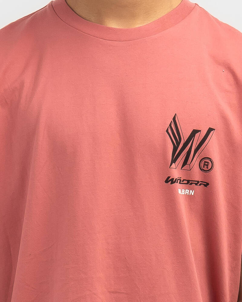 Wndrr Repeat Box Fit T-Shirt for Mens