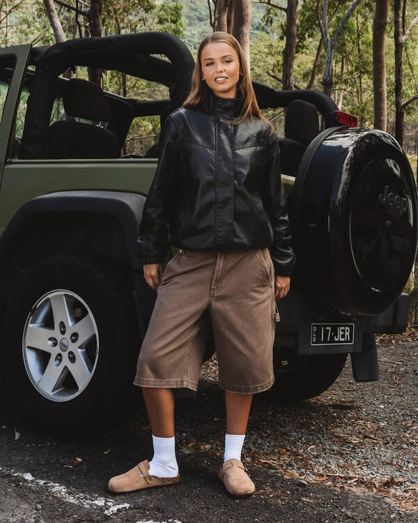 Ava And Ever Blaise Faux Leather Jacket for Womens