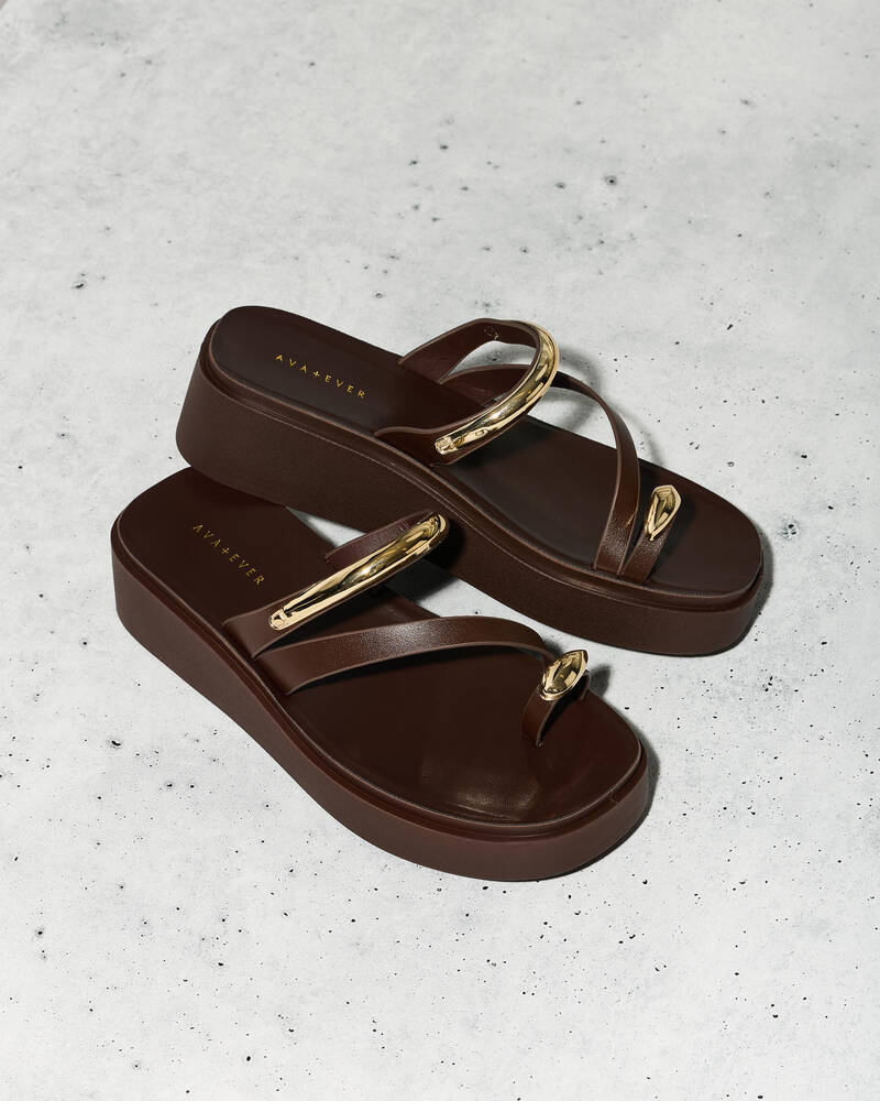 Ava And Ever Dolly Flatform Shoes for Womens