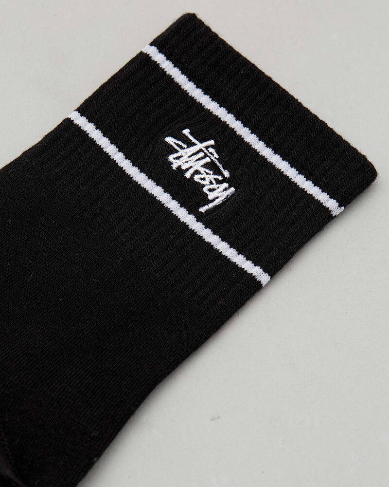 Stussy Womens Fine Stripe Sock Pack for Womens