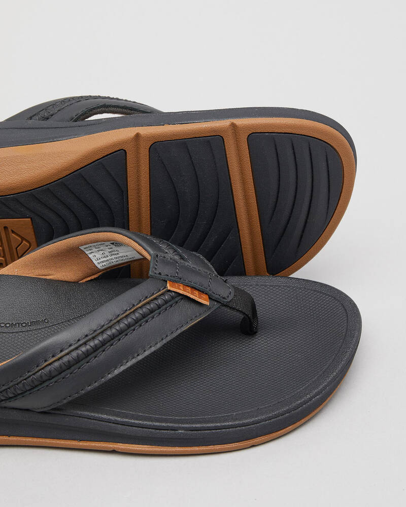 Reef Leather Ortho-Coast Sandals for Mens