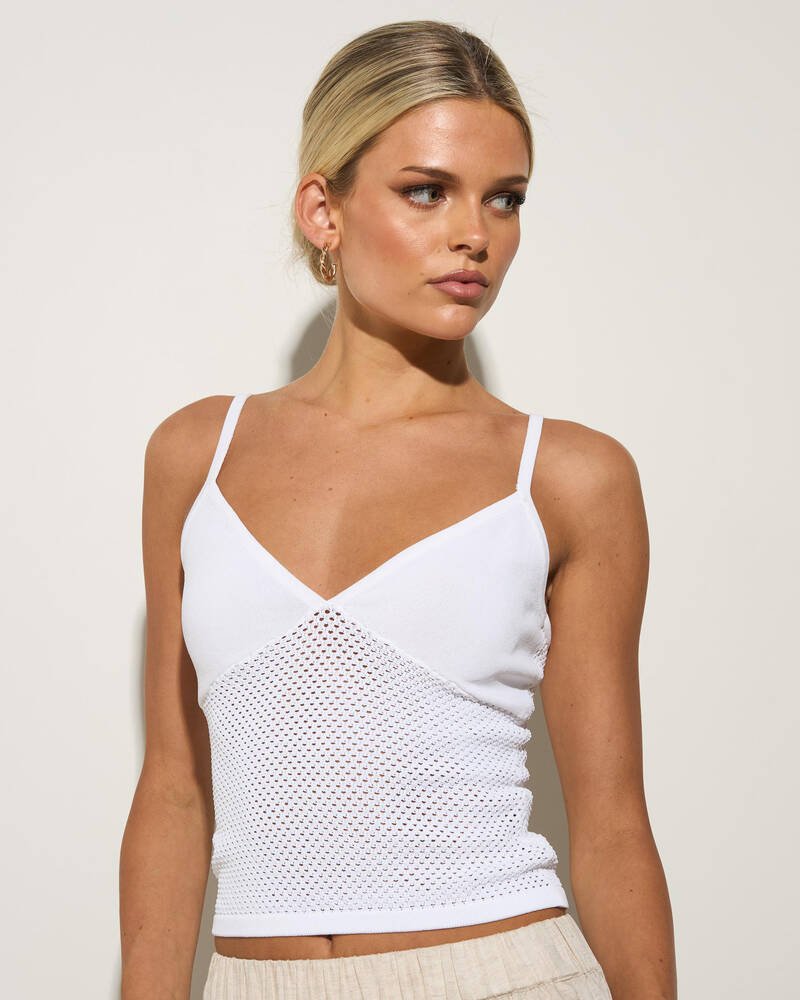 Ava And Ever Dolly V Neck Knit Top for Womens