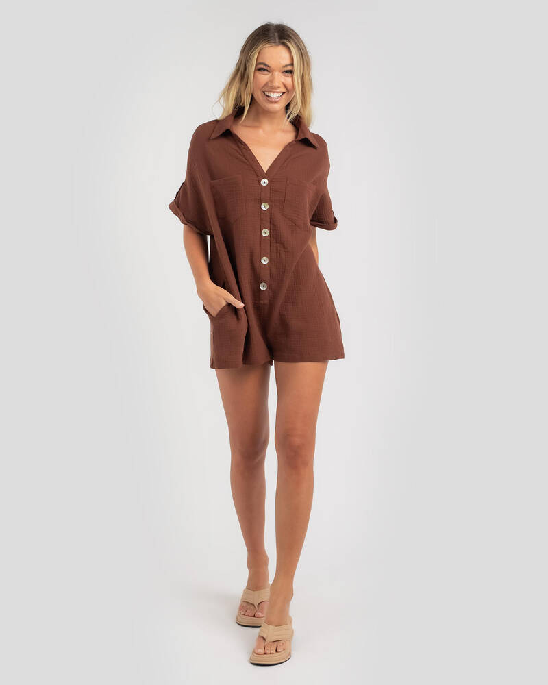 Mint Vanilla Bailey Playsuit for Womens
