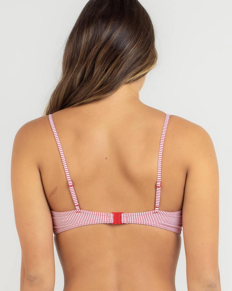 Tommy Hilfiger Hilfiger Logo Bralette Bikini Top for Womens