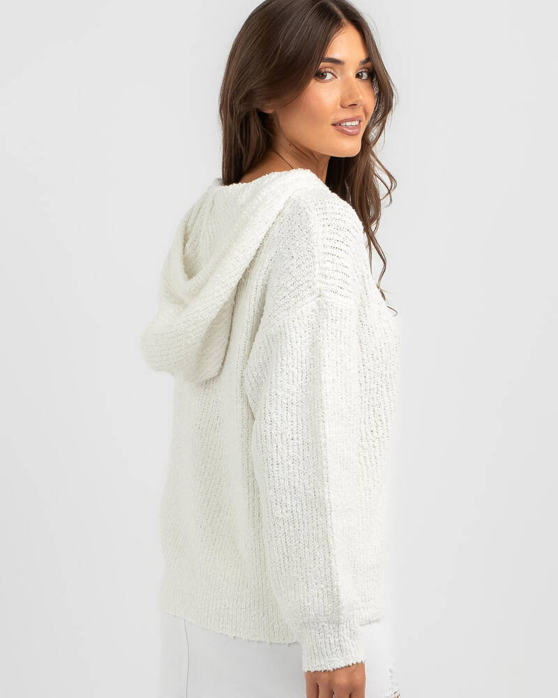Roxy Secret Sands Knit Hoodie for Womens