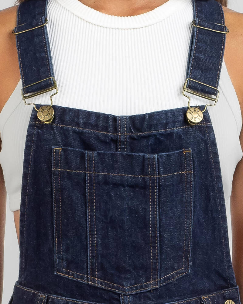 DESU Elyse Denim Long Overalls for Womens