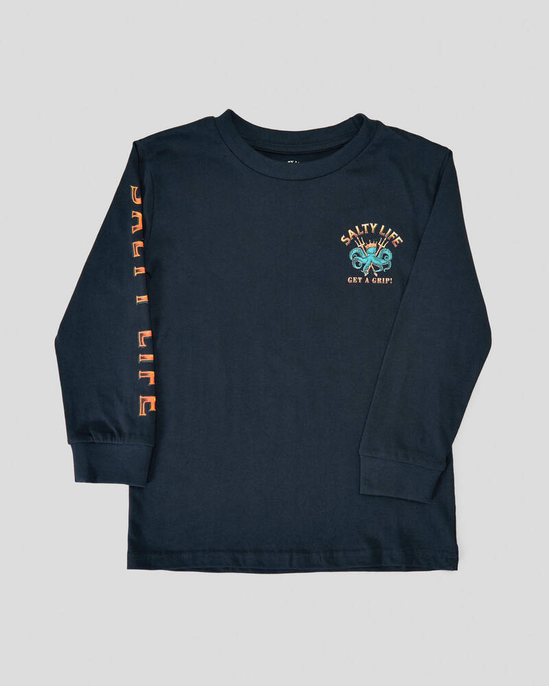 Salty Life Toddlers' Get A Grip Long Sleeve T-Shirts for Mens
