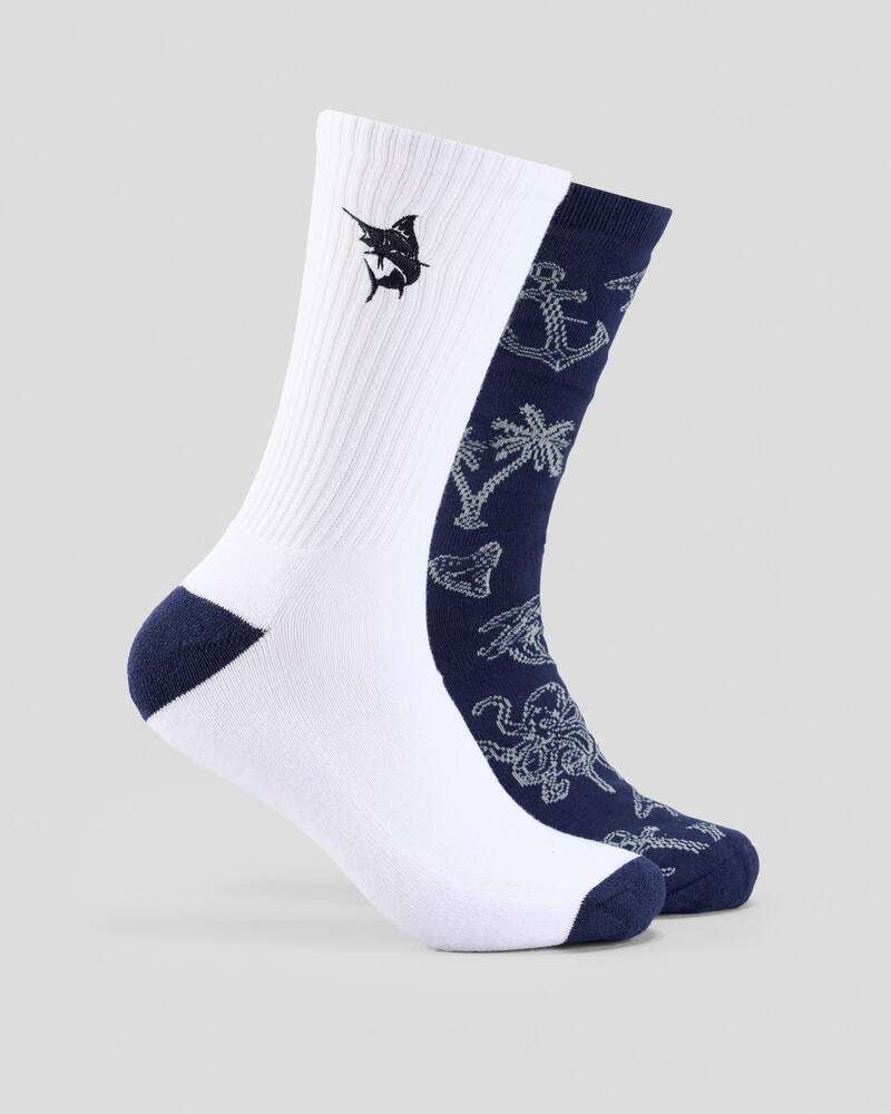Salty Life Paradise Socks 2 Pack for Mens