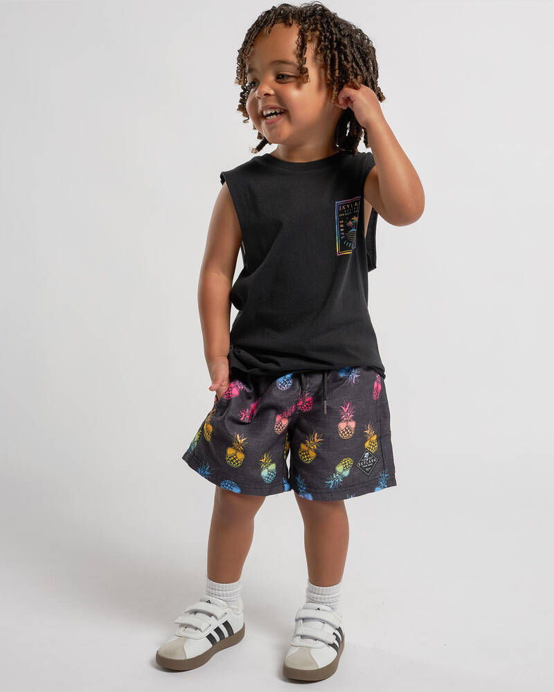 Skylark Toddlers' Spectacle Elastic Waist Shorts for Mens