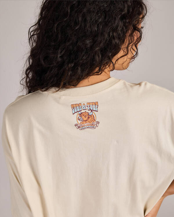 The Mad Hueys Surf and Turf T-Shirt for Womens