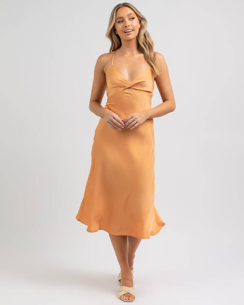 Mint Vanilla Katrina Midi Dress for Womens