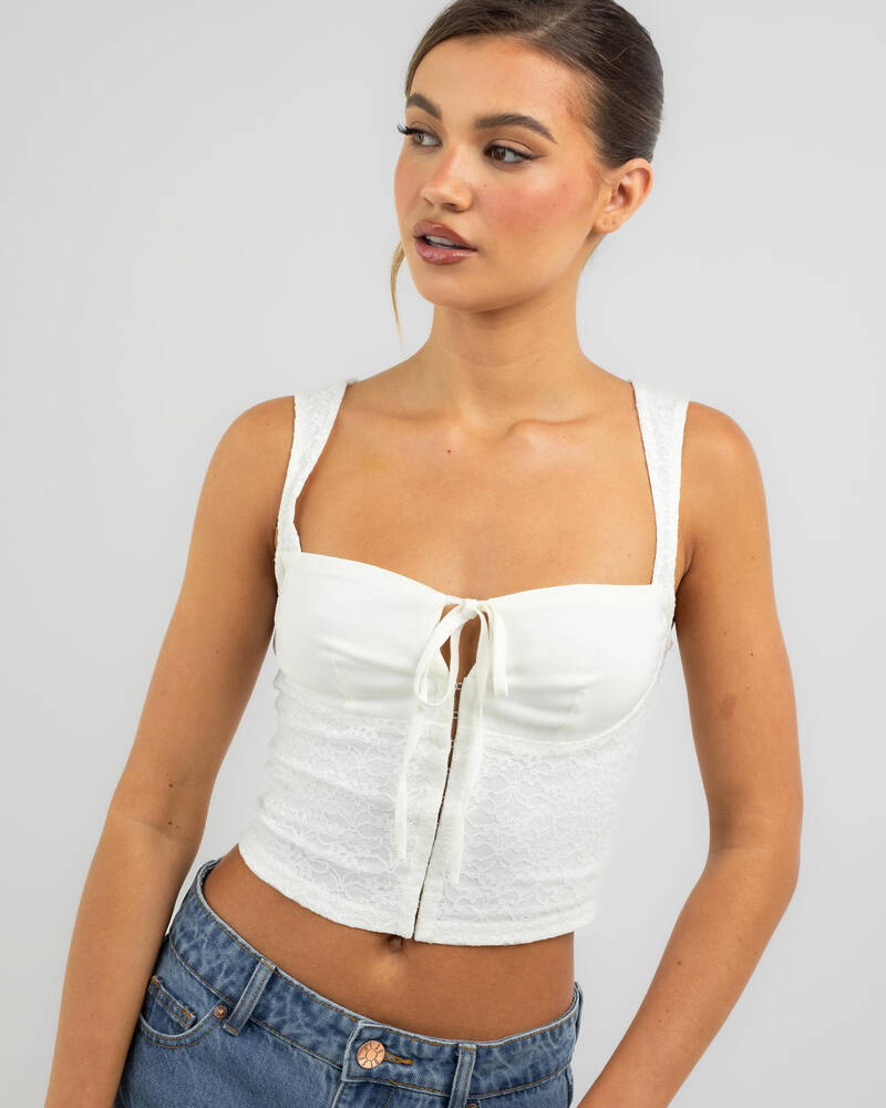 Ava And Ever Kacey Lace Top for Womens