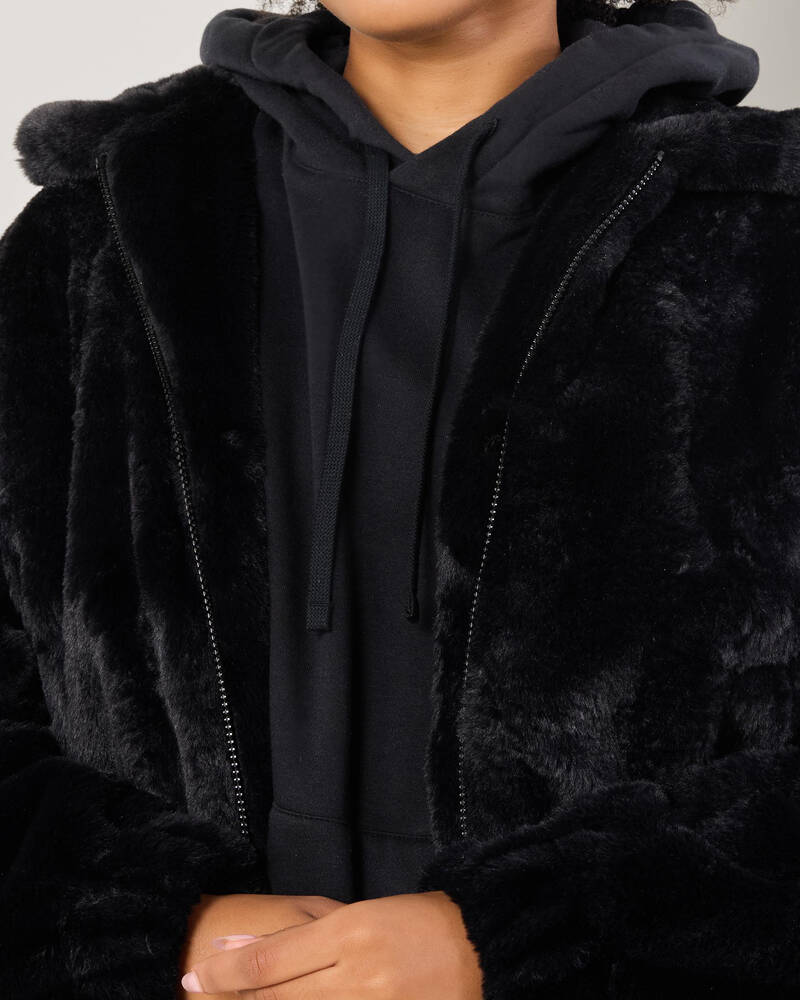 Ava And Ever Kick On Faux Fur Jacket for Womens