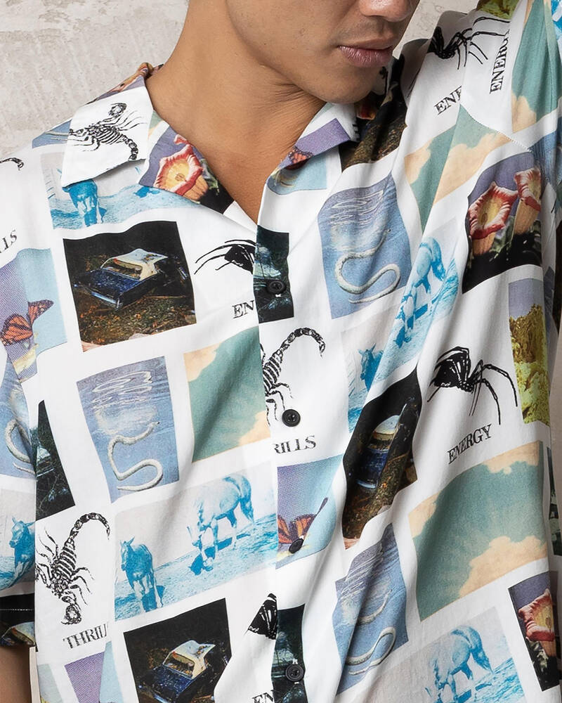 Thrills Energy Bowling Shirt for Mens