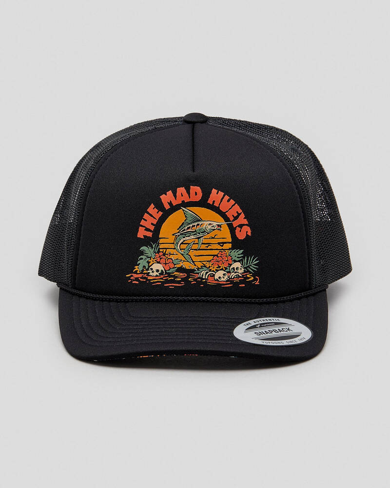 The Mad Hueys Dirty Vacation Foam Trucker Cap for Mens