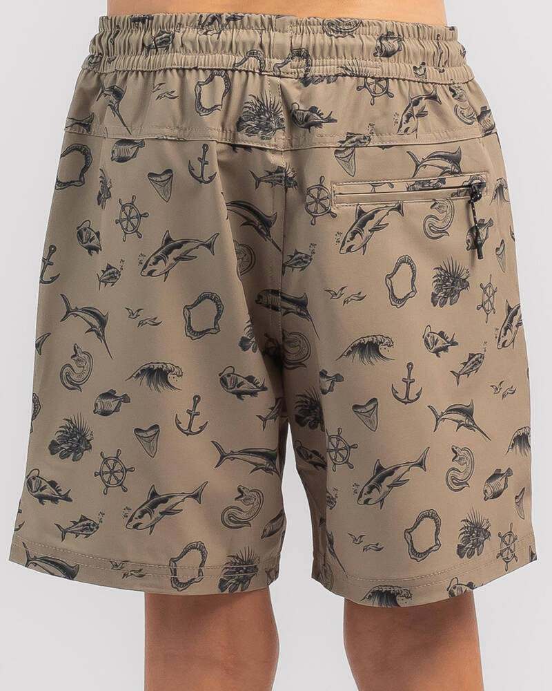 Salty Life Boys' Deep Mully Shorts for Mens