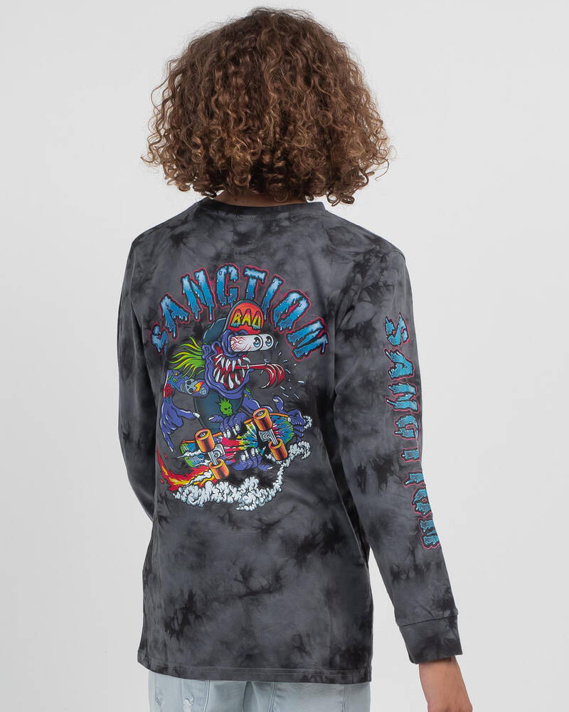 Sanction Boys' Grind Long Sleeve T-Shirt for Mens