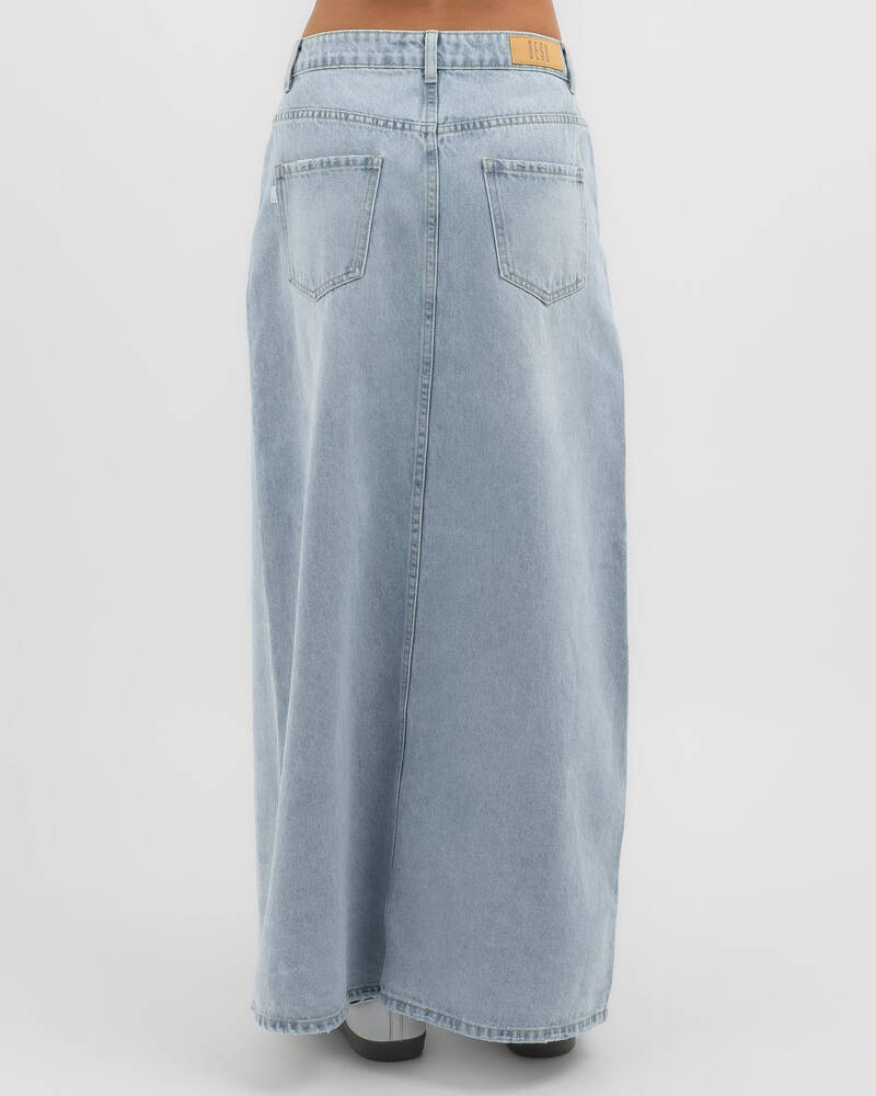 DESU Tatum Maxi Denim Skirt for Womens