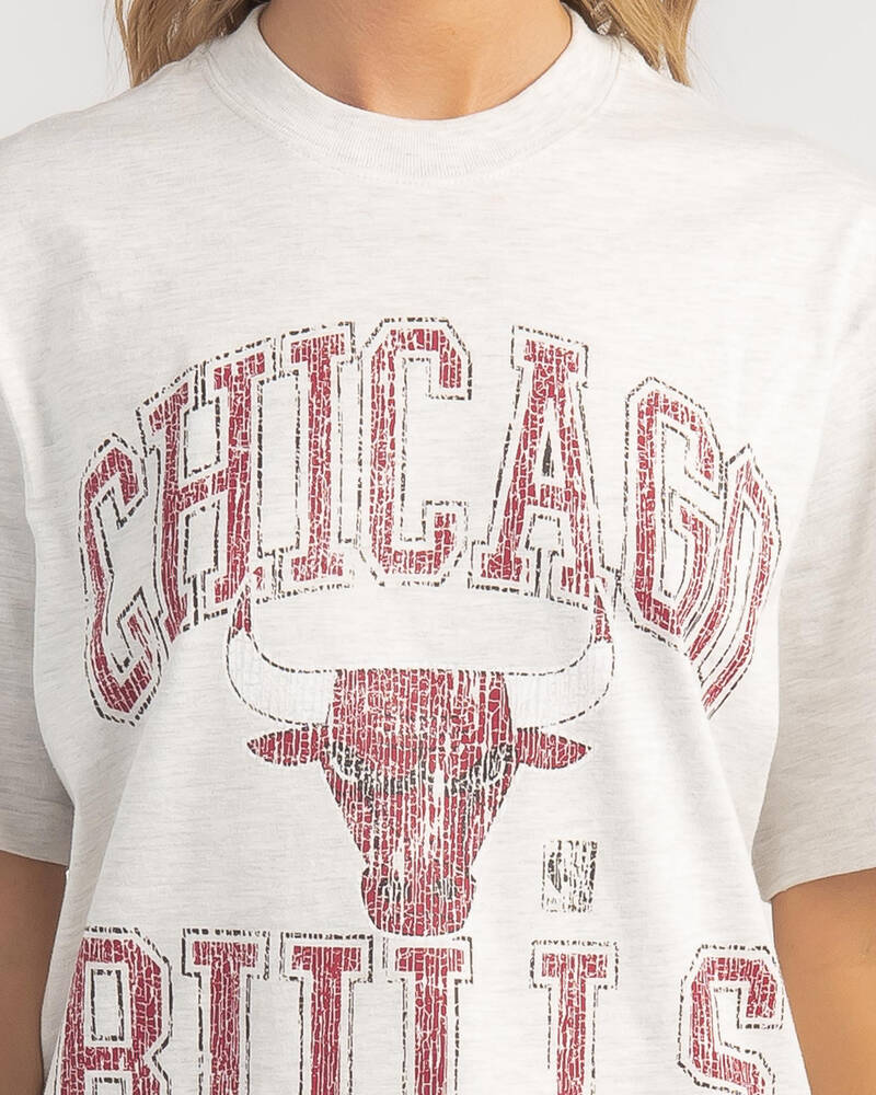 Mitchell & Ness Arch Logo T-Shirt for Womens