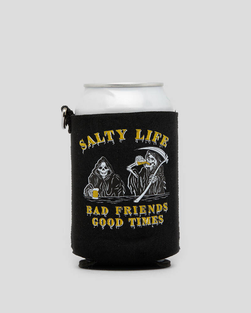 Salty Life Good Times Stubby Cooler Lanyard for Mens
